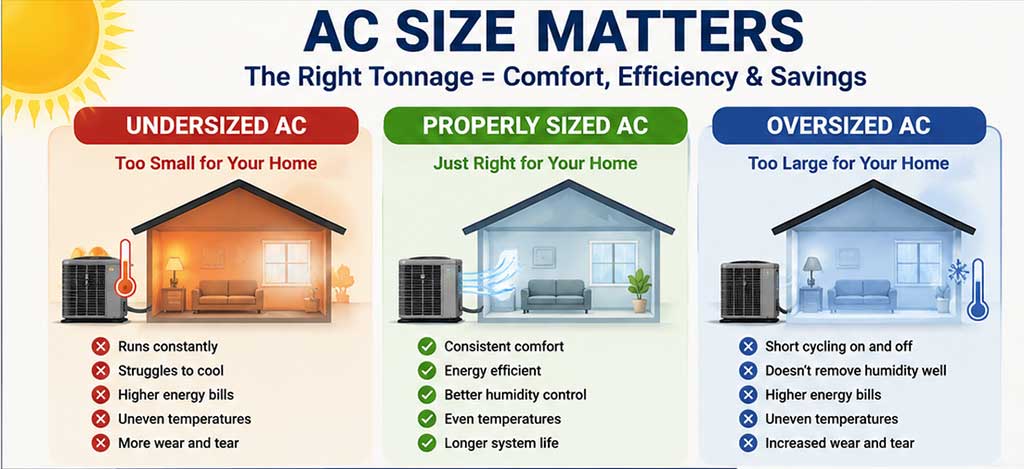 What Is AC Tonnage? A Homeowner's Guide to Choosing the Right AC Size ...